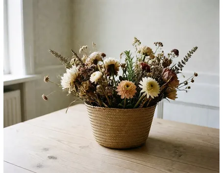 composizione fiori secchi