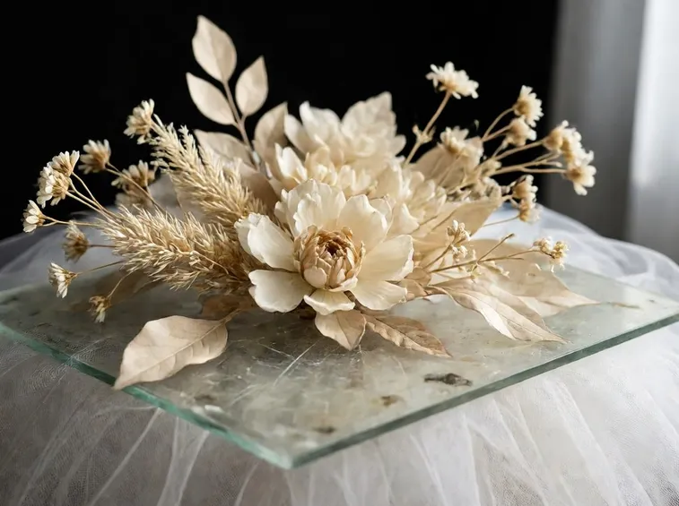 composizione fiori secchi