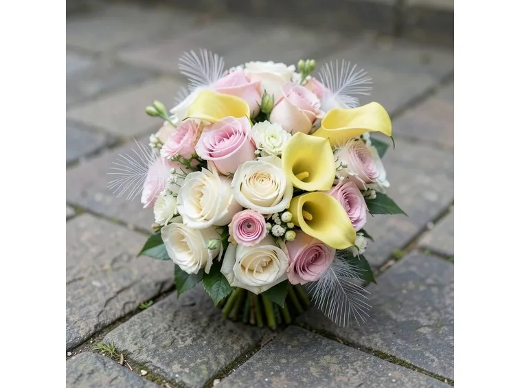 composizione floreale per matrimonio