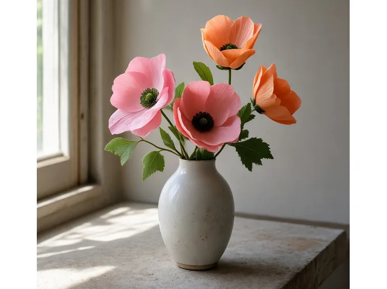 fiori di carta crespa 