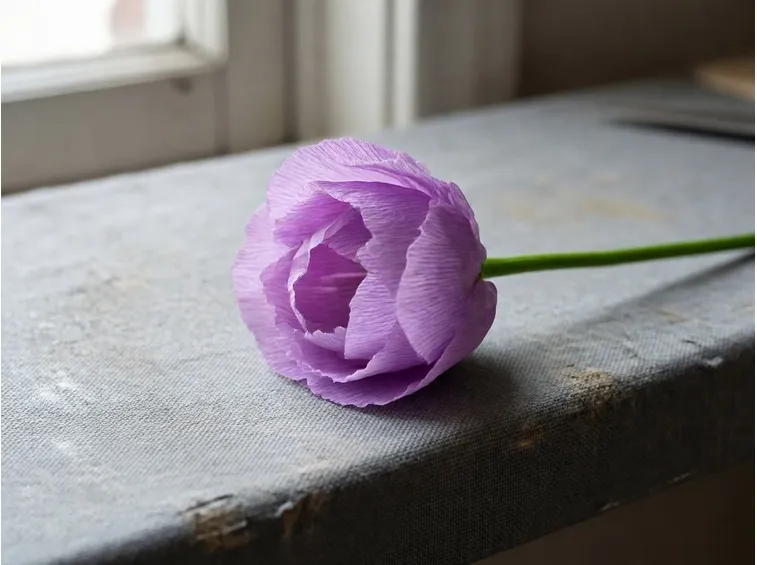 fiore carta crespa