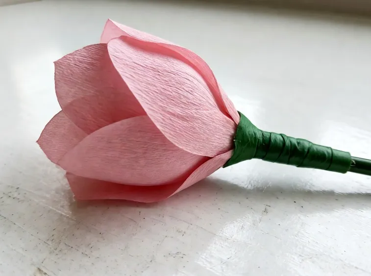 fiore carta crespa