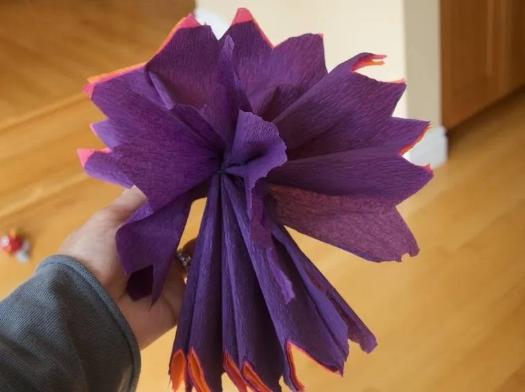 fiore carta crespa
