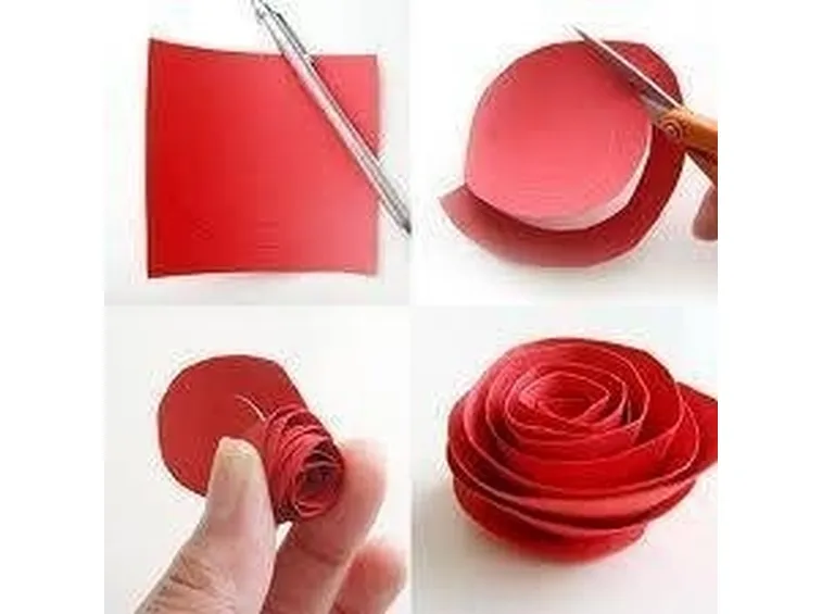 creare fiori di carta
