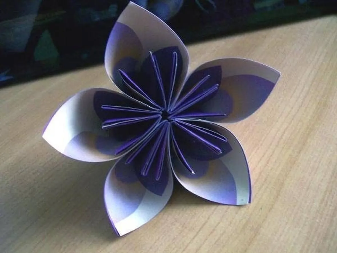 fiore carta origami