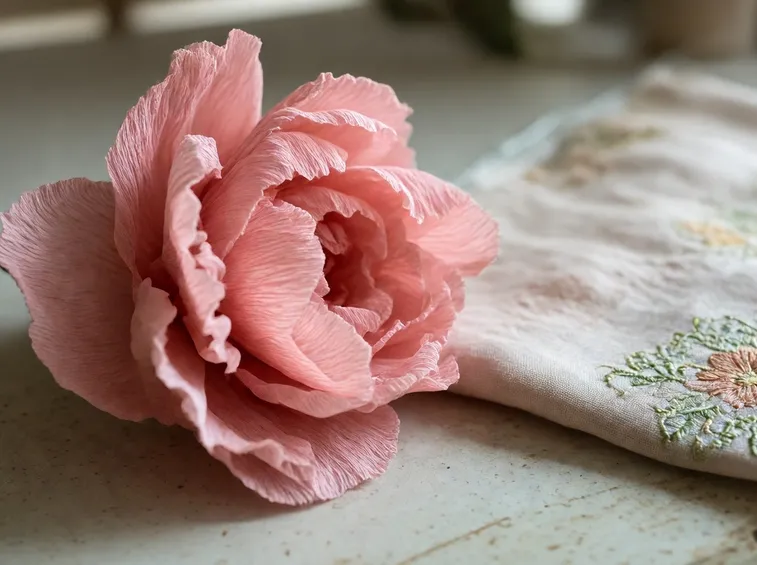 fiore carta crespa