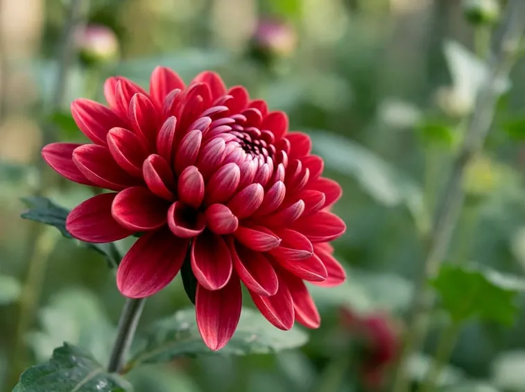 crisantemo rosso