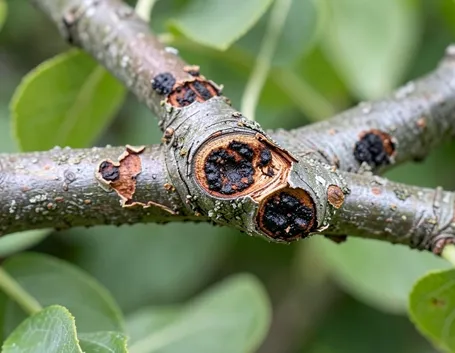 pianta malata di Antracnosi