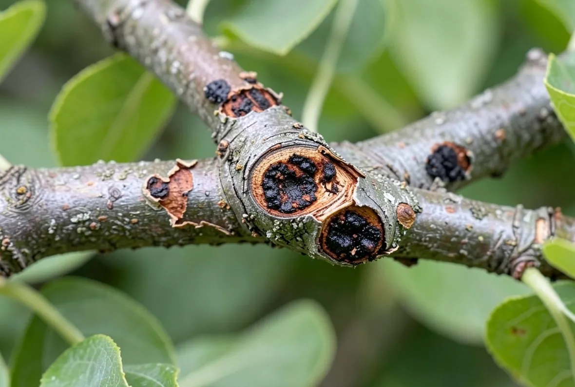 pianta malata di Antracnosi