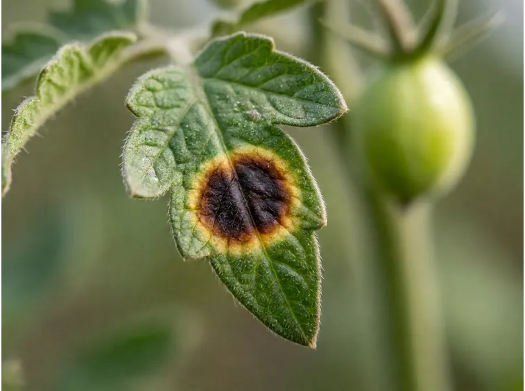Foglie affette pseudomonas