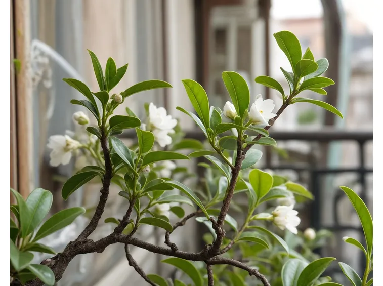 pianta sul balcone