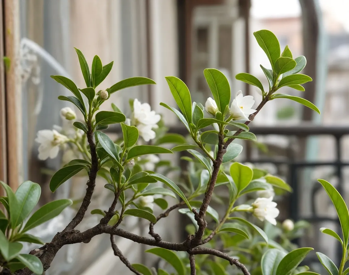 pianta sul balcone