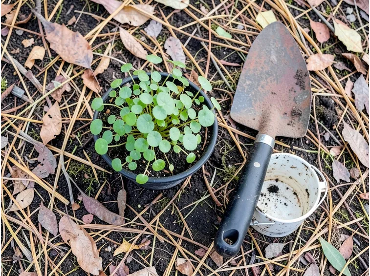 Piantina trapiantare giardino