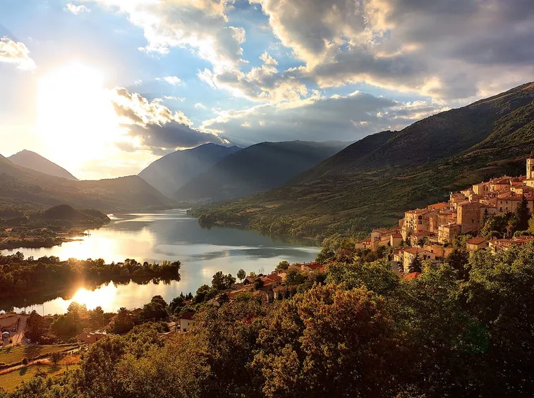 Parco nazionale del'Abruzzo in Italia
