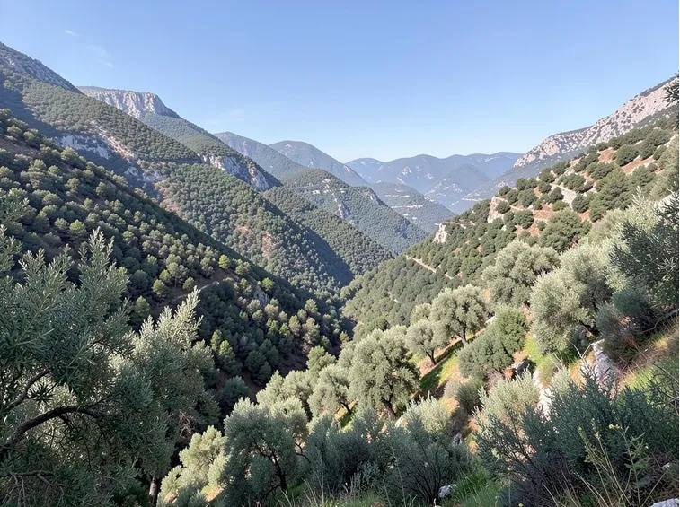 Scorcio del Parco del Cilento