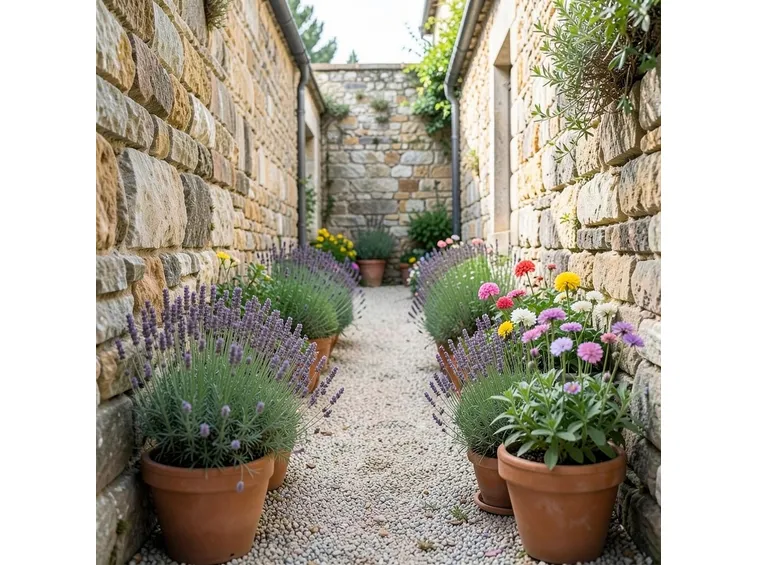 Giardino corridoio Fonte foto ( http://www.housetohome.co.uk )