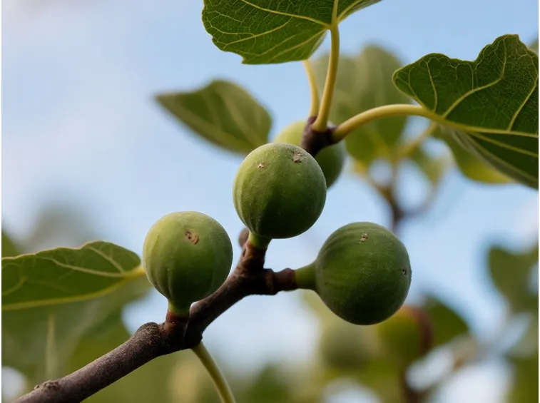 Pianta di fico con frutti