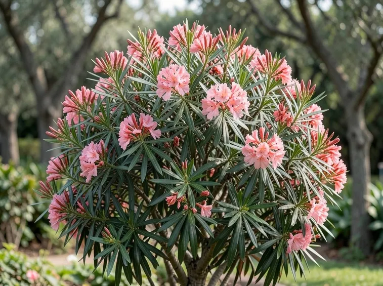 Oleandro in fiore