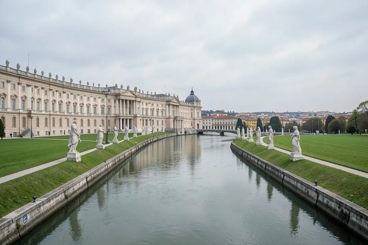 Reggia di Caserta: panorama.