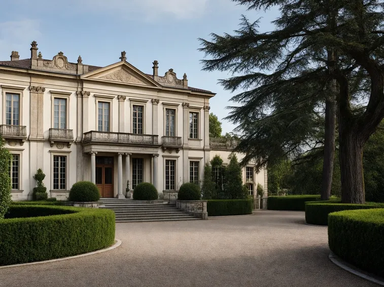 Esterno di Villa Erba