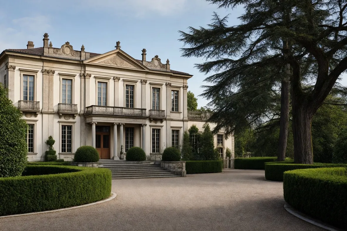 Esterno di Villa Erba
