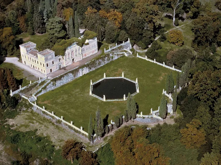 Villa Trissino Marzotto, giardino.