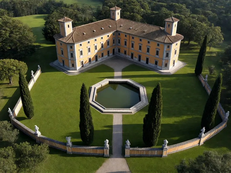 Villa Trissino Marzotto, panoramica.