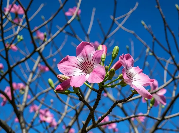 Fioritura albero ceiba
