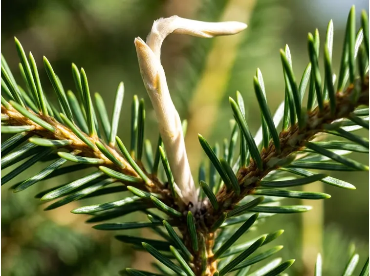 foglie abete bianco