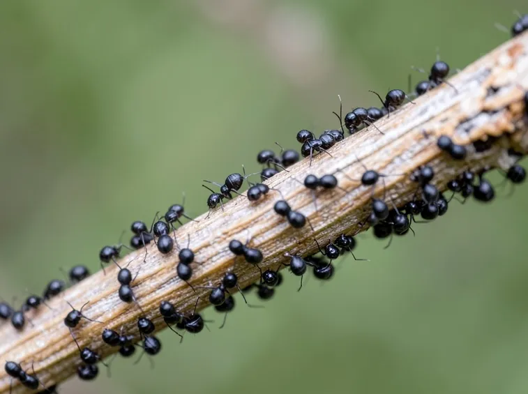 Infestazione afidi neri