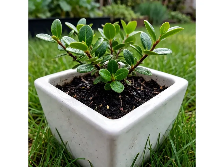 Pianta di capperi in vaso