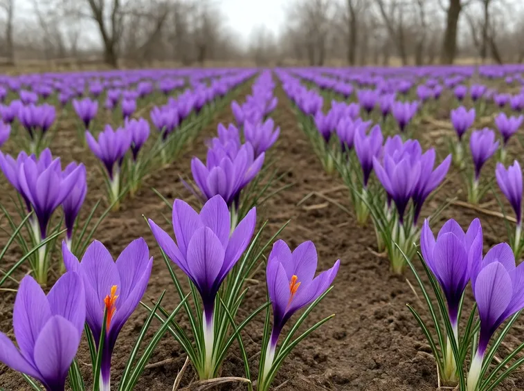 Immagine di fiore di zafferano.