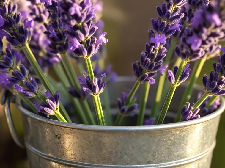 Pianta di lavanda in vaso