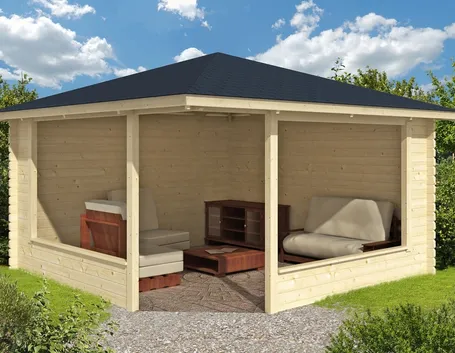 gazebo in legno