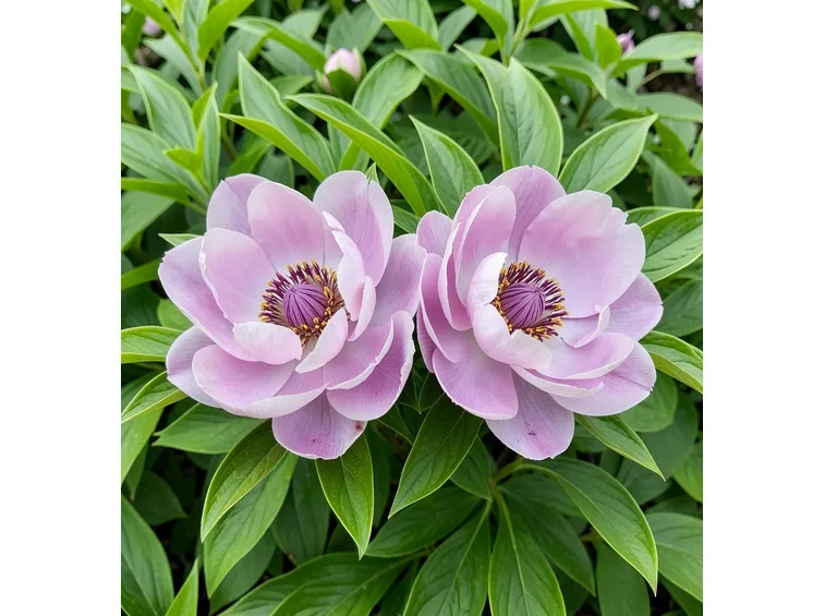 Peonia in fiore