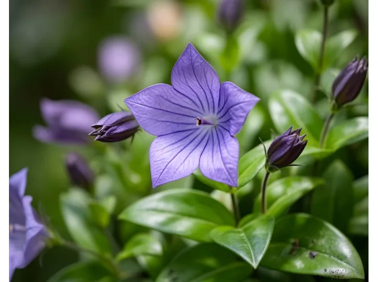 Campanula grandiflora fiore
