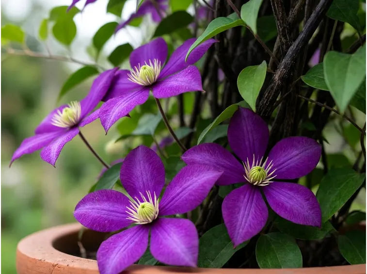Clematis pianta