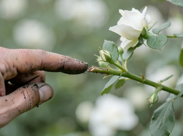 Bellissima rosa bianca