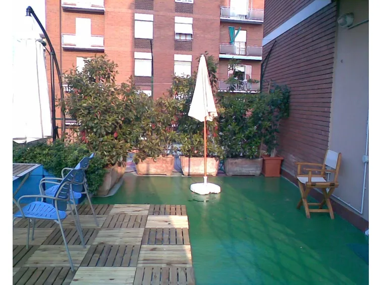 Siepe sul terrazzo
