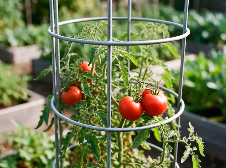 Pomodori coltivati in vaso