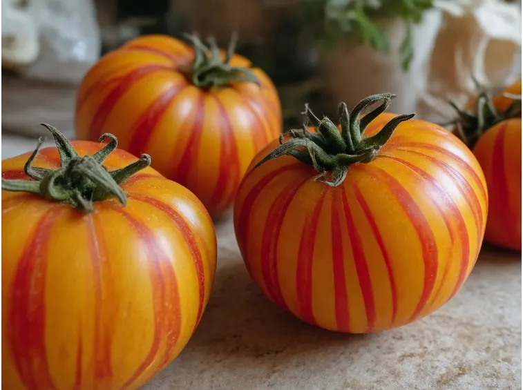 pomodoro zebra rosso