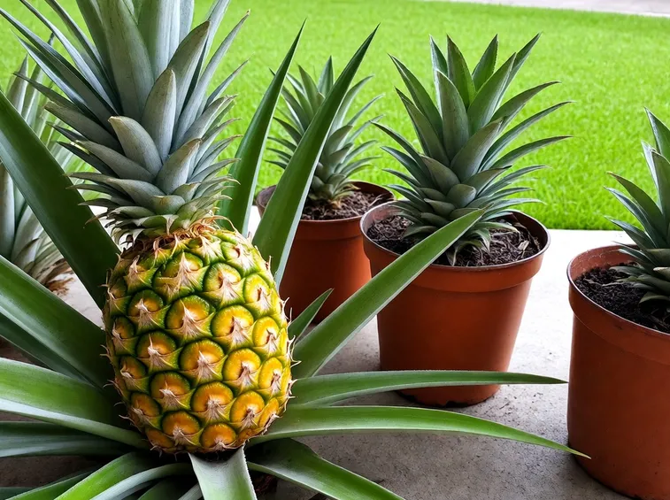 Tutto il necessario per piantare ananas