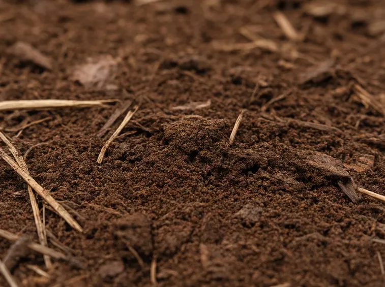 Terreno concimato ulivo