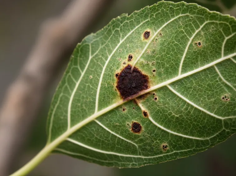 Evidente infestazione da Cemiostoma