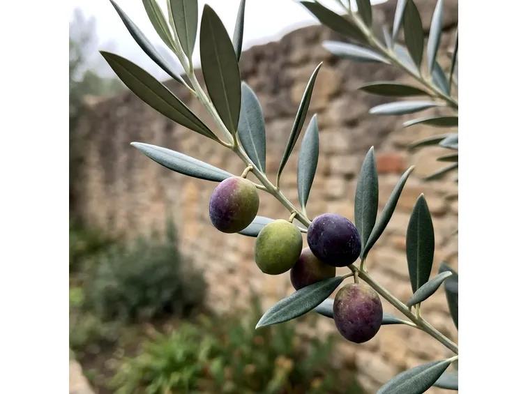 Frutti e foglie dell'olivo