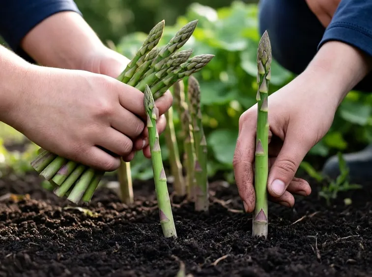Asparagi raccolta