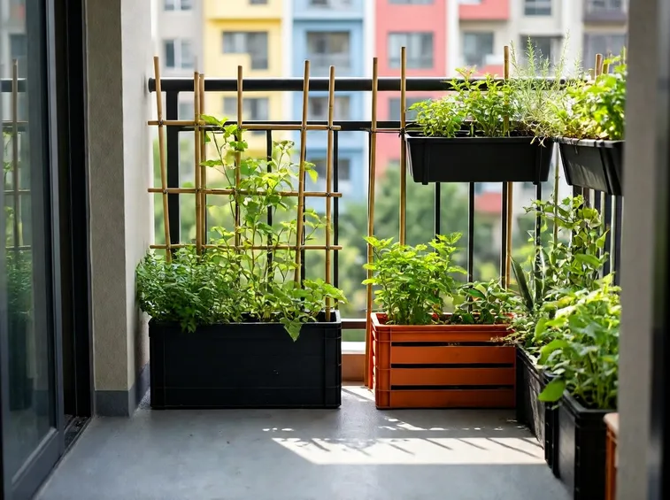orto sul balcone