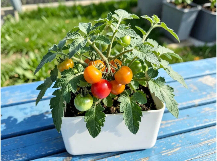 Pomodori in vaso