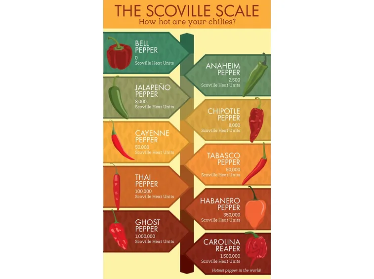 peperoncino e scoville