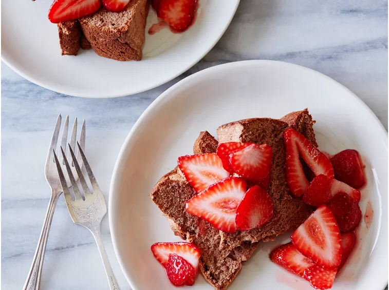 fragole su torta